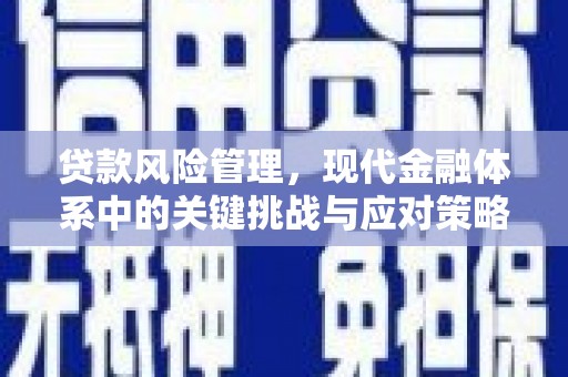 玉门贷款风险管理，现代金融体系中的关键挑战与应对策略