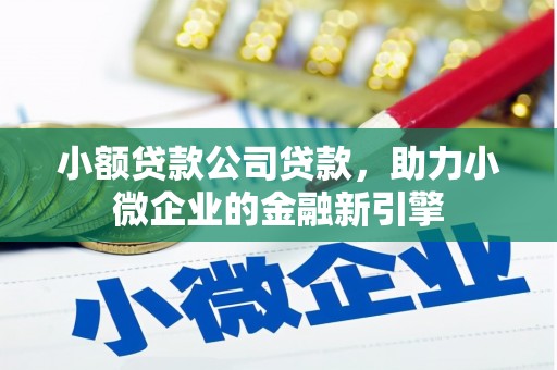 玉门小额贷款公司贷款，助力小微企业的金融新引擎