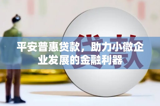 玉门平安普惠贷款，助力小微企业发展的金融利器