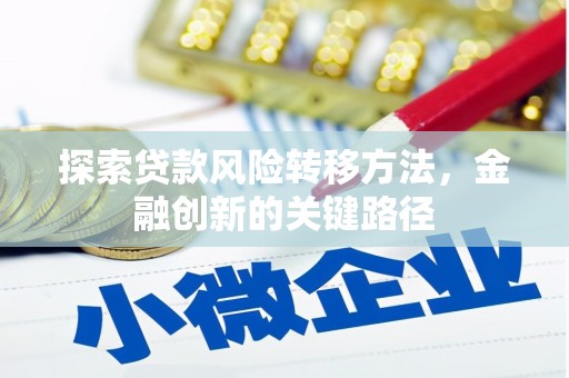 玉门探索贷款风险转移方法，金融创新的关键路径