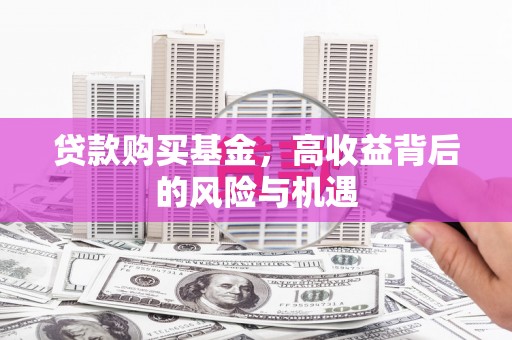 玉门贷款购买基金，高收益背后的风险与机遇
